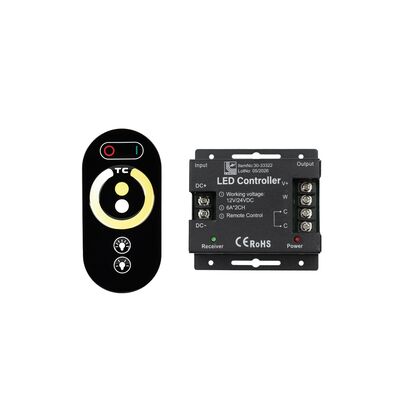 ΜΗΧΑΝΙΣΜΟΣ+ΤΗΛ/ΡΙΟ ΓΙΑ LED ΤΑΙΝΙΑ CCT 12VDC144W/24VDC288W 12A