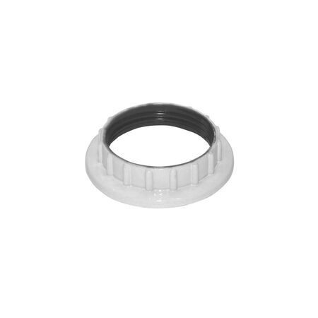 Bakelite ring for E27 lampholder white