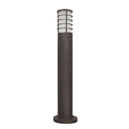 Ground Pillar Aluminum Cylinder with shades with base Lighting fitting D90mm 7113-650 E27 IP44 grained rust