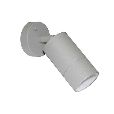 Wall mounted Aluminum cylindlical movable Spot lighting fitting 1011 GU10 IP54 grey