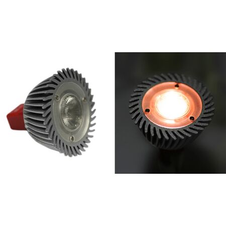 power led dimmable MR16 3W-12V AC/DC 10° red