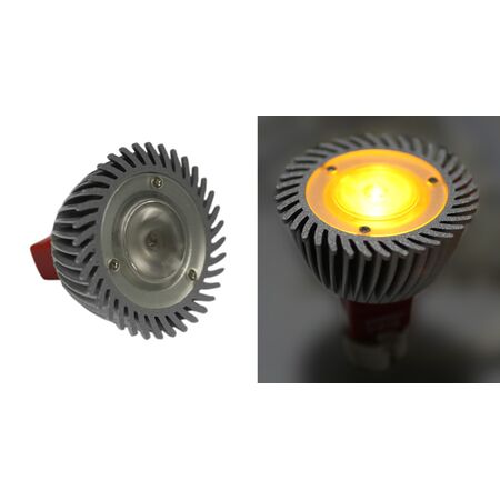 power led dimmable MR16 3W-12V AC/DC 10° amber