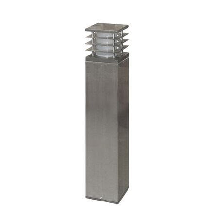 Ground Pillar Aluminum Square with shades without base Lighting Fitting D110mm 7233-650 E27 IP44 satin