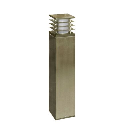 Ground Pillar Aluminum Square with shades without base Lighting Fitting D110mm 7233-650 E27 IP44 antique brass