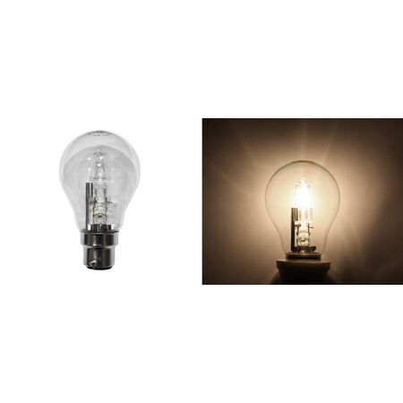 Halogen Saving Lamp ECO 30% A55/28W B22 clear 230V