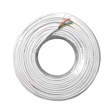 Alarm cable without shielding 8coresx0.22mm white