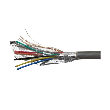 Alarm cable with shielding 8coresx0.22mm grey