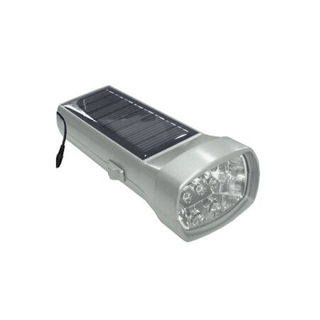 Solar TORCH light rechargeable 6led cool white