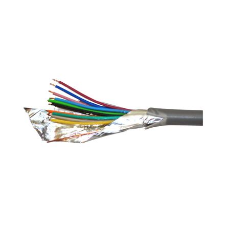 Telephone cable with shielding 10coresx0,60mm2