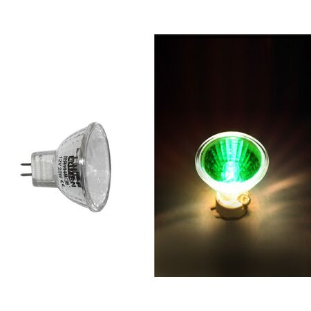 Halogen Dichroic Lamp PAR11 12V 38° 20W Green