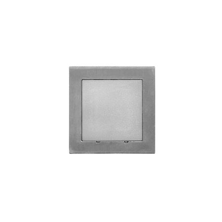 Wall mounted Lighting Fitting Square mini 9734 IP54 9Led 230V satin frame cool white