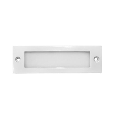 Alluminum Frame white for Rectangular recessed lighting fitting 9801 frosted glass