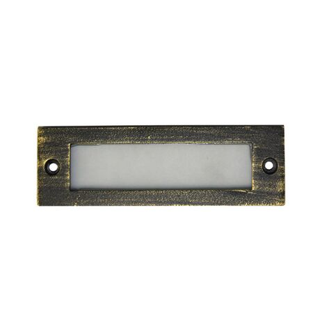 Alluminum Frame golden black for Rectangular recessed lighting fitting 9801 frosted glass