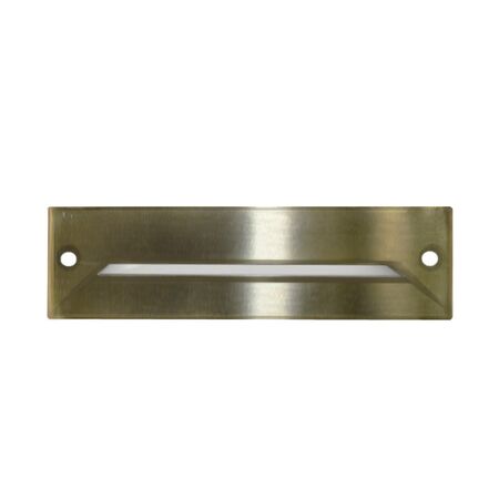 Alluminum Frame with shade antique brass for Rectangular recessed lighting fitting 9802 frosted glass
