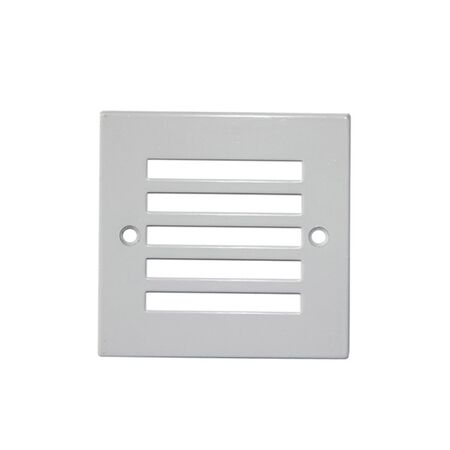 Aluminum Frame white with shades for Square recessed lighting fitting 9632 milky plastic