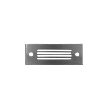 Frame Inox with shades for Rectangular recessed lighting fitting 9601