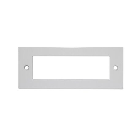 Aluminum Frame white for Rectangular recessed lighting fitting 9611 milky plastic