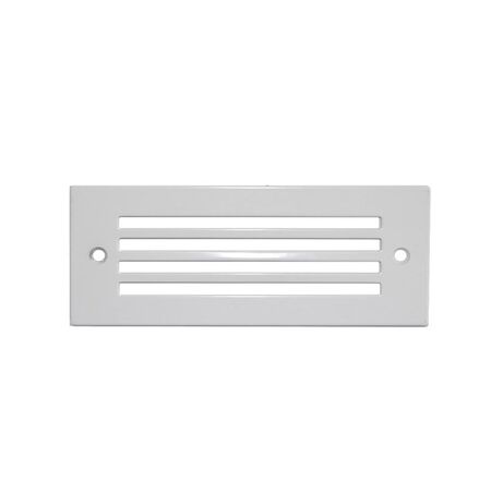 Aluminum Frame white with shades for Rectangular recessed lighting fitting 9611