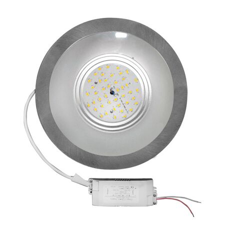 Led Down light round 26W SMD 240V 4000K satin clear glass dimmable