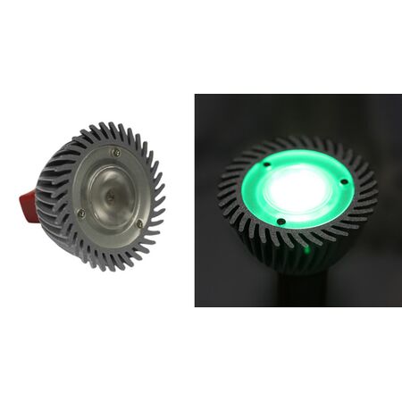Power led dimmable MR16 3W-12V AC/DC 10° green