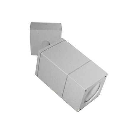 Wall mounted Aluminum Square movable Spot lighting fitting 9161 GU10 IP54 grey