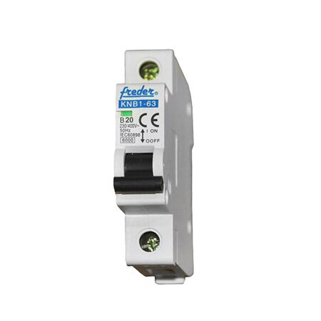 Rail Circuit Breaker 1module 1P 20A type C