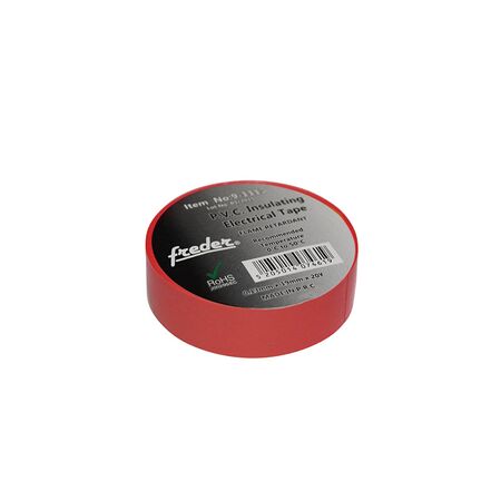PVC tape flame resistant 0.13x19x20y red