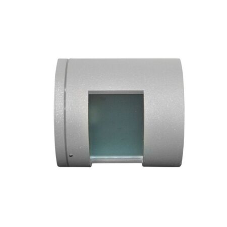 Wall mounted Aluminum Cilindrical 1side lighting fitting 9098 G9 IP44 grey body