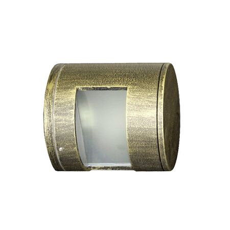 Wall mounted Aluminum Cilindrical 1side lighting fitting 9098 G9 IP44 golden black body