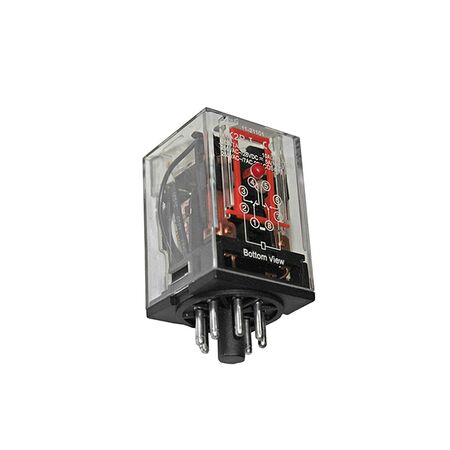 Relay 8pin 2contacts with Led & Button 110V AC
