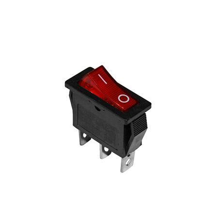 Rocker Switch with light I ON-OFF 3 contacts 15A