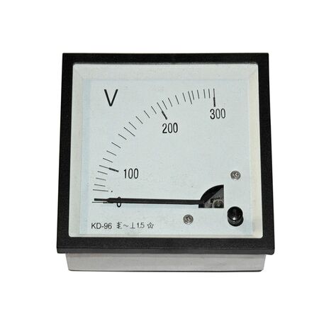 Analog Panel Voltmeter 96x96 0-300V AC