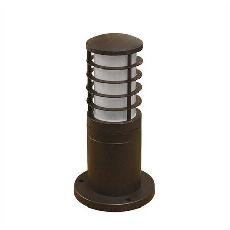 Ground Aluminum Cylinder with shades with base Lighting fitting D90mm 7113-300 E27 IP44 grained rust