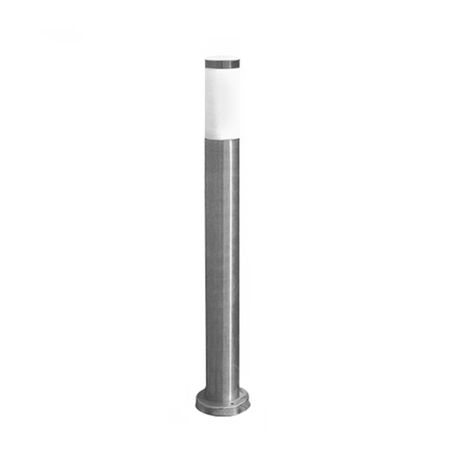Ground Pillar Inox Lighting Fitting h30cm Φ75 E27 IP44 satin