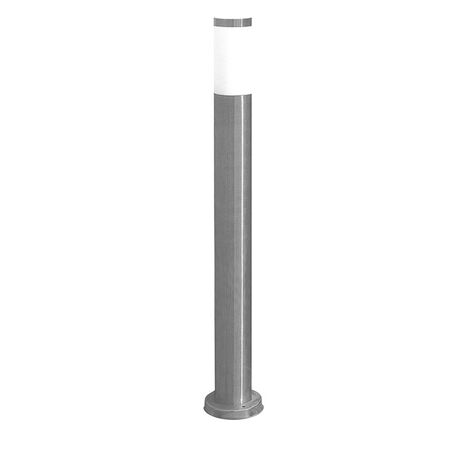 Ground Pillar Inox Lighting Fitting h110cm Φ75 E27 IP44 satin