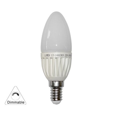 Led Candle E14 Matte 230V 3W Dimmable Cool White