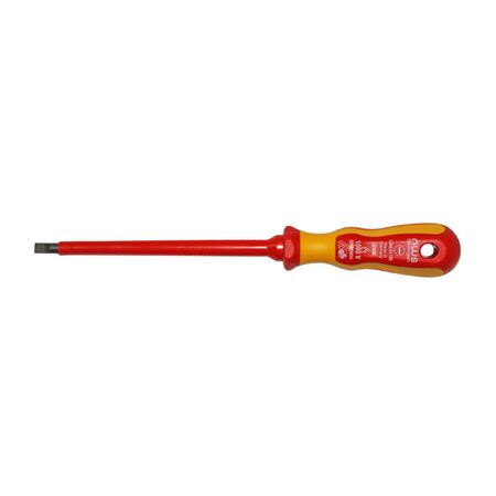 Screwdriver 1000V flathead for slotted screws 1.2X6.5X150 yellow