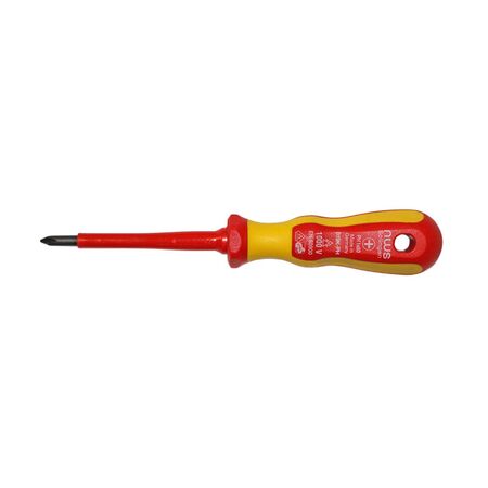 Screwdriver 1000V for Phillips screws (PH) No1 80mm yellow