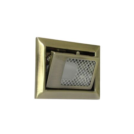 Mini Recessed Spot light rectangular WL-254 JC Adjustable Antique Brass