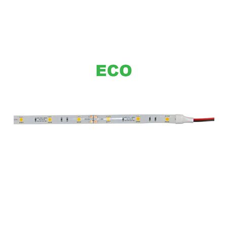 Led Strip Adhesive White PCB 5m12VDC 4.8W/m 60L/m Green IP54 eco
