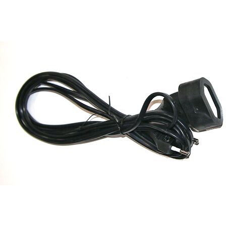 Cable extension 1,5m black (oval shape 2x0.75mm²)