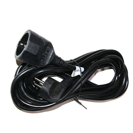 Cable extension 3x1.5mm² 10m black