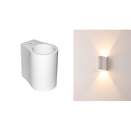 Wall mounted lamp oval up down G9 100*70*100mm