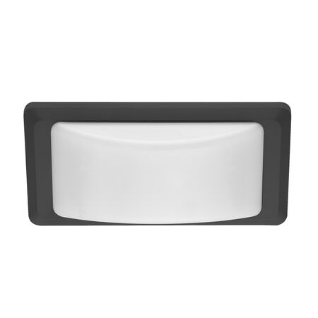 LED WALL FIXTURE RECTANGLE 13W 4000K IP65 GRAPHITE