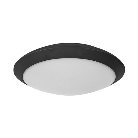 CEILING FIXTURE PC ROUND (UFO) D.300MM 2XE27 IP65 GRAPHITE