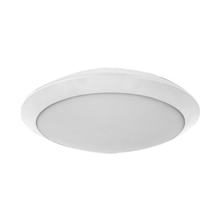CEILING FIXTURE PC ROUND (UFO) D.300MM 2XE27 IP65 WHITE