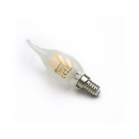 Led COG E14 Frosted Candle With Tail 230V 4W Warm White