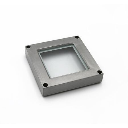 Top part for Wall mounted Aluminum Square Up-Down 108x108mm Spot lighting fitting 7163-7164 satin
