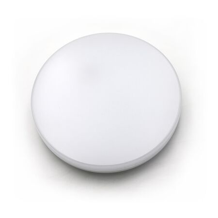 Led Round Ceiling mounted lighting fitting (PC) with Microwave sensor white opal cover 18W D:220mm 4000K