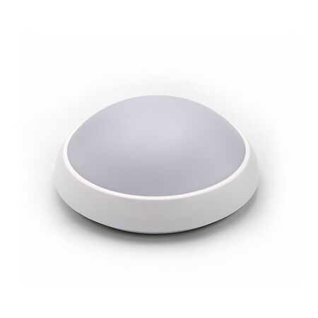 LED CEILING FIXTURE PC ROUND 9W 4000K IP65 WHITE